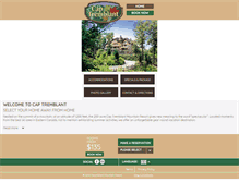 Tablet Screenshot of captremblant.com